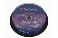 VERBATIM DVD+R 16x/4.7GB 10ks