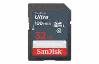 Paměťová karta SanDisk Ultra SDHC 32GB, 100MB/s, Class 10