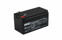 MHPower MS1.3-12 olověný akumulátor AGM 12V/1,3Ah, Faston F1 - 4,8 mm