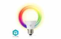 Nedis SmartLife chytrá LED žárovka E27 9W 806lm barevná + teplá/studená bílá, sada 2ks Nedis WIFILRC20E27 - SmartLife LED žárovka | Wi-Fi | E27 | 806 lm | 9 W | RGB / Warm to Cool White | Android / IO