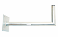 Anténní držák 50cm na zeď se základnou, trubka 42/2mm, výška 16cm žár.