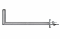 Anténní držák 70 na stožár s třmenem průměr 42mm výška 16cm žár.