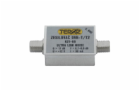 Anténní zesilovač TEROZ 600X, nízkošumový, UHF, G17dB, F0,7dB, U>120dBµV, F-F
