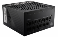 MSI zdroj MPG A850G PCIE5/ 850W/ ATX3.1/ akt. PFC/ 10 let záruka/ 135mm ventilátor/ plně modulární/ 80PLUS Gold