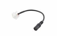 Napájecí kabel pro LED pásek 8mm s konektory, 2p + DC 2,1 x 5,5mm zásuvka, 15cm