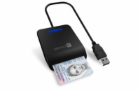 CONNECT IT USB čtečka eObčanek a čipových karet, ČERNÁ