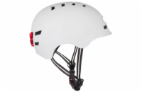 BLUETOUCH bezpečnostní helma s LED/ velikost M/ bílá