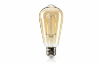 NEDIS LED žárovka E27/ ST64/ 4,9 W/ 220 V/ 470 lm/ 2100 K/ stmívatelná/ extra teplá bílá/ retro styl