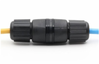 OPTIX Stíněná vodotěsná RJ45 kabelová spojka Cat6, krytí IP-67