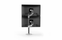 ERGOTRON LX Dual Stacking Arm, Tall Pole, stolní ramena pro 2 lcd. max. 40", flexibilní , leštěný hliník