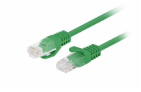 LANBERG Patch kabel CAT.5E UTP 0.25M zelený Fluke Passed  