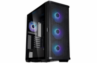 Zalman skříň Z10 Plus / ATX / 4x ARGB fan / 2xUSB 3.0 / USB-C / mesh panel / tvrzené sklo