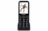 EVOLVEO EasyPhone LT, mobilní telefon pro seniory s nabíjecím stojánkem, černá