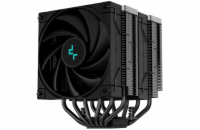 DEEPCOOL chladič AK620 Zero Dark / 2x120mm fan / 6x heatpipes / pro Intel i AMD/ komplet černý