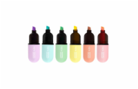 Zvýrazňovač EASY Flash Mini Pastel 6ks