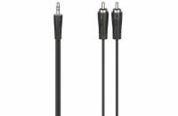 Kabel JACK 3,5mm stereo, vidlice - 2x CINCH vidlice 1,5m Hama 205110