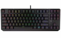 Endorfy herní klávesnice Thock TKL Kailh  BL RGB /USB/ blue sw. / drátová / mechanická / US layout / černá RGB