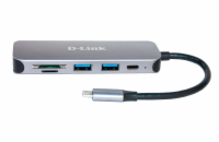 D-Link DUB-2325 USB-C Hub with SD/microSD Card Reader, 2x USB3.0