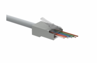 Univerzální EASY konektor RJ45 CAT5E STP 8p8c na drát i licnu SXRJ45-5E-STP-EASY 100ks