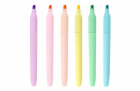 Zvýrazňovač EASY Flash Pastel 6ks