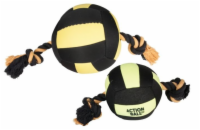 Karlie Hračka akční balón, černý/žlutý, 13cm