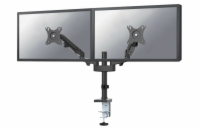 Neomounts DS70-750BL2/Držák displeje/tyč na stůl/17-27"/svorka/VESA 100X100/nosn. 2x7kg/plynový píst/2 displeje/černý