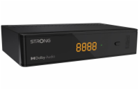 STRONG DVB-S/S2 set-top-box SRT 7030/ s displejem/ Full HD/ EPG/ USB/ HDMI/ SCART/ SAT IN/ S/PDIF/ černý