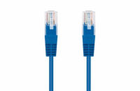 C-Tech CB-PP5-025B patch, Cat5e, UTP, 0,25m, modrý C-TECH kabel patchcord Cat5e, UTP, modrý, 0,25m