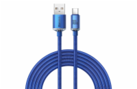 Baseus CAJY000503 Crystal Shine Series Datový Kabel USB - USB-C 100W 2m Blue