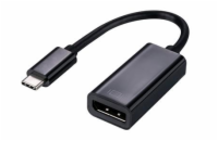 Adaptér C-TECH Type-C na Displayport, M/F, 15cm