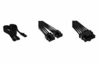 Corsair PSU Cable 12+4 PCIe5.0 12VHPWR 600W BL CP-8920331 Corsair Premium Individually Sleeved 12+4pin PCIe Gen 5 12VHPWR 600W cable, Type 4, BLACK