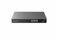 Grandstream GWN7801P Managed Network PoE Switch 8 1Gbps portů s PoE, 2 SFP porty