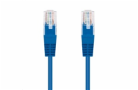 C-Tech CB-PP5-3B patch, Cat5e, UTP, 3m, modrý C-TECH kabel patchcord Cat5e, UTP, modrý, 3m