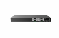 Grandstream GWN7802P Grandstream GWN7802P Managed Network PoE Switch 16 1Gbps portů s PoE, 4 SFP porty
