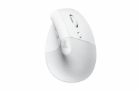 Logitech LIFT Left Vertical Ergonomic Mouse 910-006475 Logitech Lift Vertical Ergonomic Mouse - White Vertikální myš, optická, 6 tlačítek, bezdrátová, Bluetooth