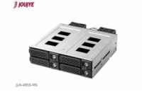 Jou Jye Backplane SATA3/SAS3 4x 2,5"HDD do 5,25" RoHS, 2x fan, 1x minisasHD (SFF-8643), SATA power