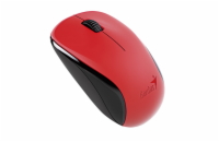 Genius NX-7000/Kancelářská/Optická/1 200 DPI/Bezdrátová USB/Červená