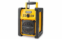 NEDIS digitální rádio/ stolní provedení/ výkon 15W/ FM/ Bluetooth/ IPX5/ napájení z baterie/síťové napájení/ ...