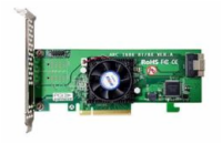 ARECA Tri-mode RAID0/1/10 card 8-port int. (SFF-8654), PCIe4.0 x8 Card, LP