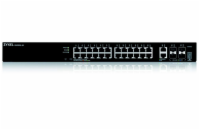 Zyxel XGS2220-30 Zyxel XGS2220-30, L3 Access Switch, 24x1G RJ45 2x10mG RJ45, 4x10G SFP+ Uplink, incl. 1 yr NebulaFlex Pro