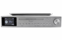 Soundmaster Elite line UR2180SI kuchyňské rádio DAB+/ FM/ BT/ CD/ USB/ Stříbrné