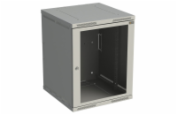 Solarix SENSAD-15U-65-11-G Rozvaděč nástěnný SENSA 15U 500mm, dveře sklo, RAL 7035, SENSA-15U-65-11-G