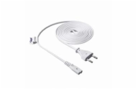 Akyga napájecí kabel 1.5m/250V/CEE 7/16-IEC C7 - bílá