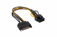 Akyga adaptér SATA /PCI-Express 6+2-pin