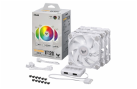 ASUS ventilátor TUF GAMING TF120 ARGB 3IN1 WHITE, 3x120mm PC case fan