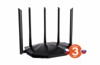 Tenda TX2 Pro AX1500 WiFi6 Router, 1x GWAN, 3x GLAN, IPv6, 5x 6dBi anténa, WPA3, CZ App