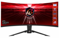 Phantom Gaming by Asrock monitor PG34WQ15R2B prohnutý 34"/ VA/3440x1440/165Hz/550cd/m2/1ms/ 8bit/DP/2x HDMI/wifi ant.