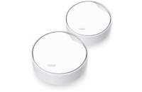 TP-Link Deco X50-PoE (2-pack) WiFi6 Mesh (AX3000,2,4GHz/5GHz,1x2,5GbELAN/WAN,1xGbELAN/WAN,1xPoE)