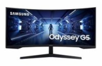 Samsung Odyssey G5 C34G55 - LED LCD Gaming Monitor 34" Odyssey G55T -prohnutý,VA,3440x1440,1ms,165Hz,HDMI ,DisplayPort