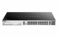 D-Link DGS-3130-30TS D-Link DGS-3130-30TS L3 Stackable Managed switch, 24x GbE, 2x 10G RJ-45, 4x 10G SFP+